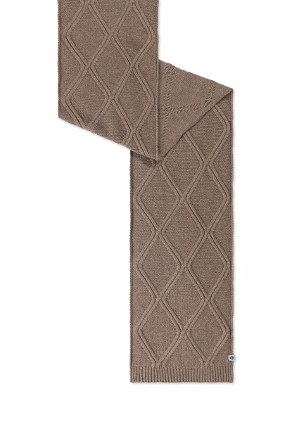 Frozen Winter Schal 35x180  - taupe