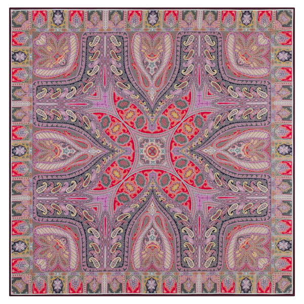 Winter Alhambra Paisley 140x140 - multi red