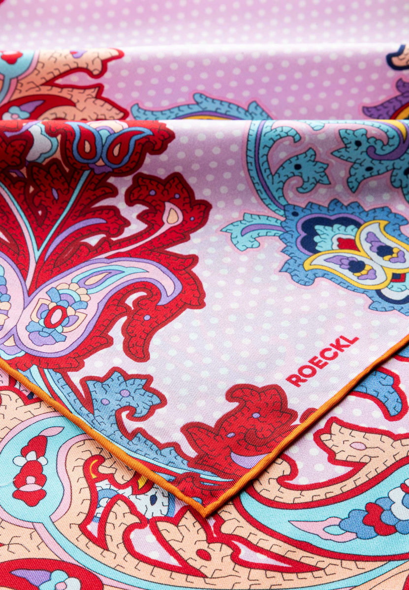 Paisley Illusion 53x53 - multi blossom