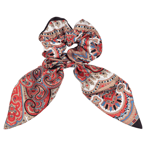 Scrunchie Young Paisley large - navy