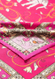 Lucky Elephant 53x53  - multi pink