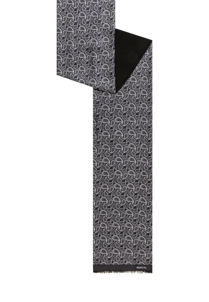 Paisley Pattern 27x184 - multi black