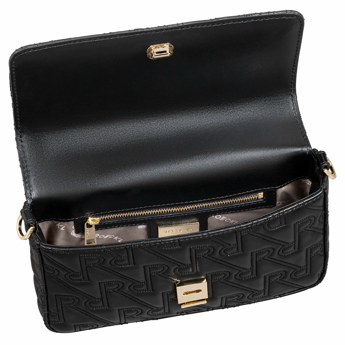 Emilia quilted mini - black