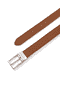 Luca reversible 3,5cm - cognac/navy