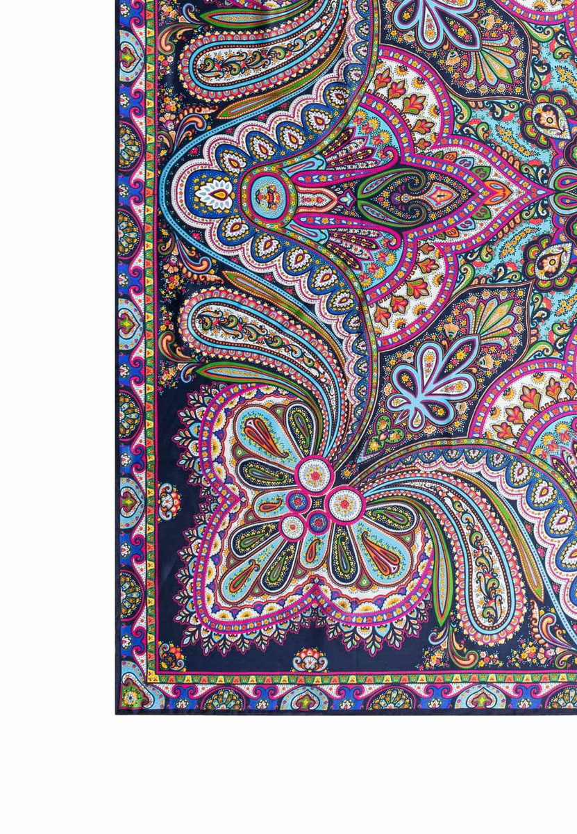 Aesthetic Paisley 140x140 - multi royal