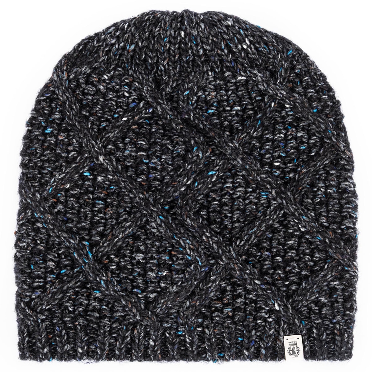 Winter Tweed Beanie  - black