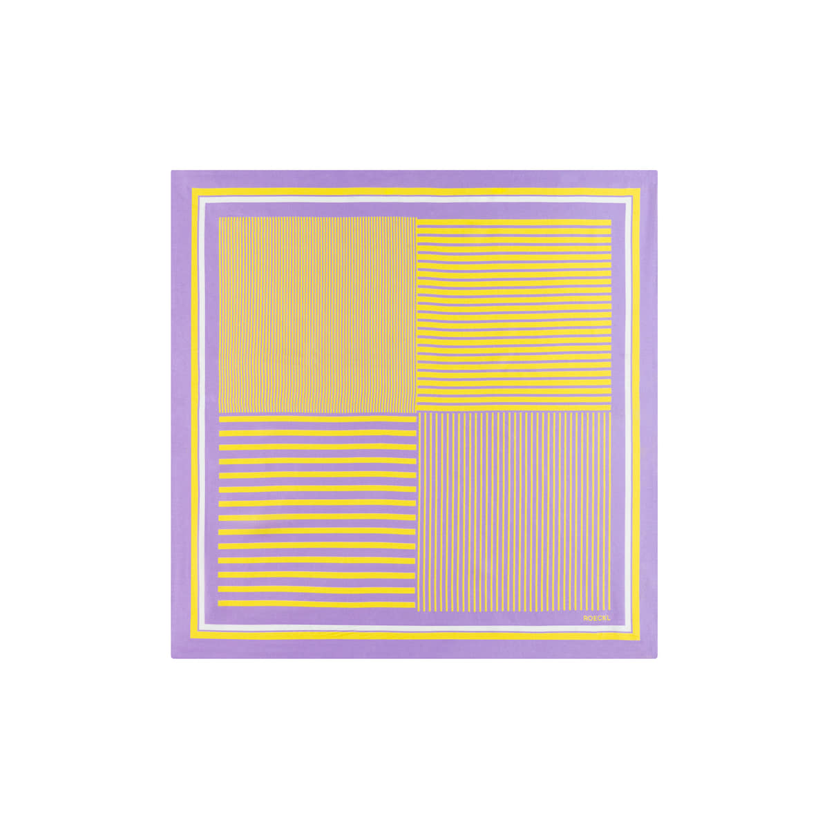 Two Tone Stripes 53x53 - lavender