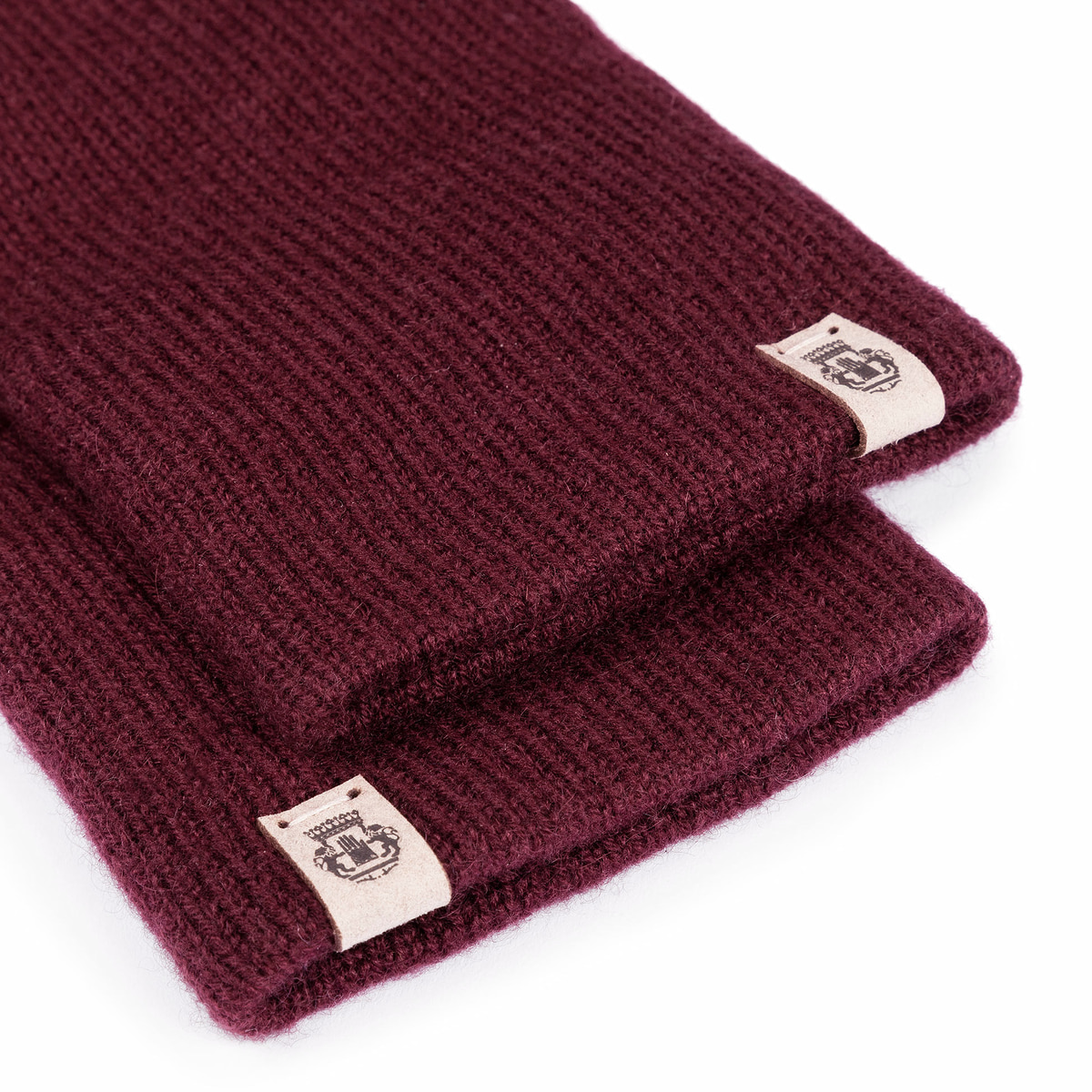 Pure Cashmere Handschuhe - wine
