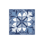 Flower mandala 64x64  - multi navy