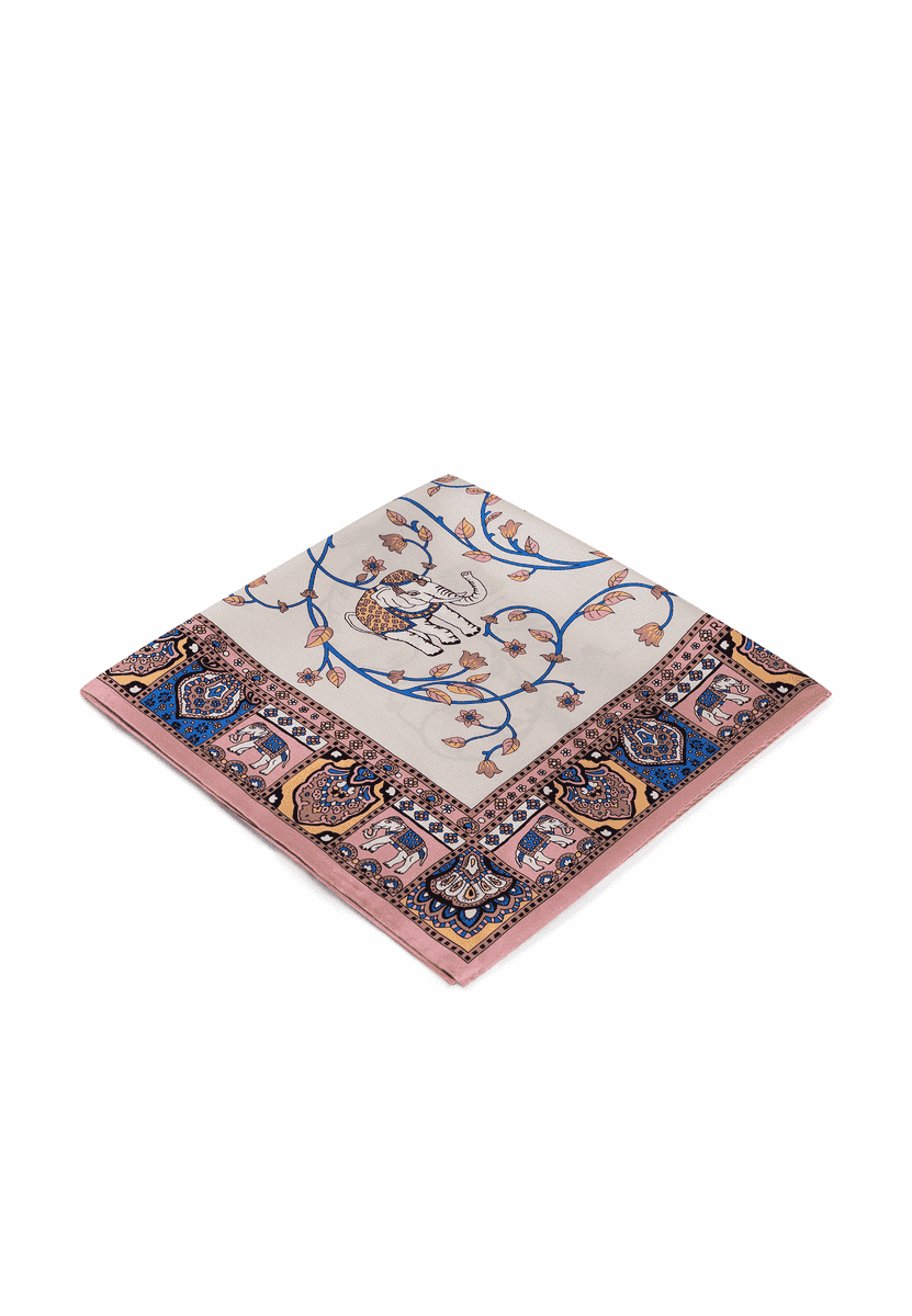 Elephant Garden 53x53 - multi pastel