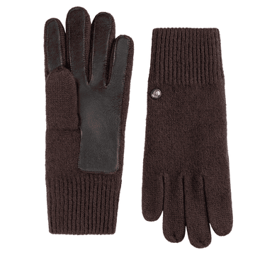Walkhandschuhe Lederinnenhand - mocca