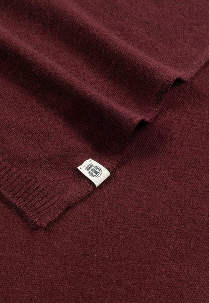 Pure Cashmere Plaid 60x190 - mulberry