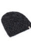 Winter Tweed Beanie  - black