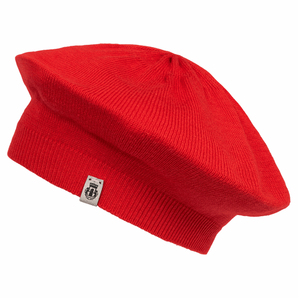 Calais/Light Bamboo Baske - poppy red