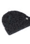 Winter Tweed Mütze  - black
