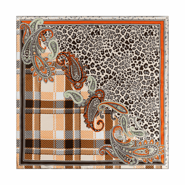 Patchwork Leo 100x100  - multi honey