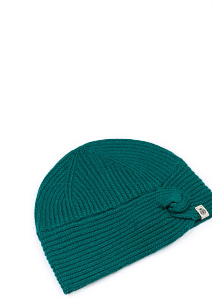 Essentials Mütze mit Knoten  - emerald