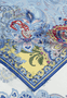 Flower Fusion 130 x 130 - multi navy