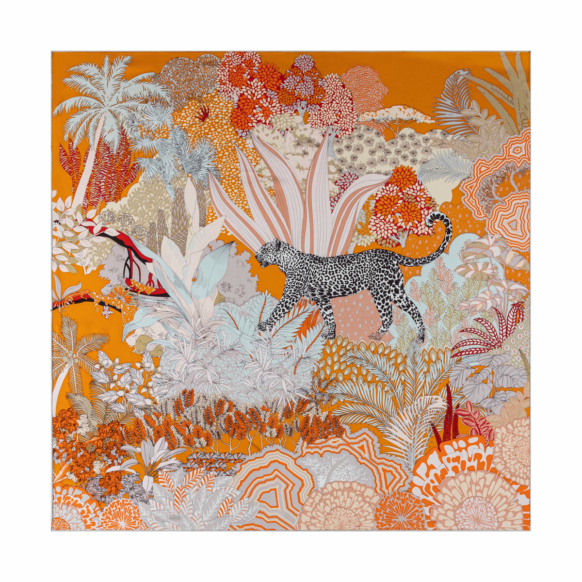 Leopard Camouflage 106x106 - multi orange