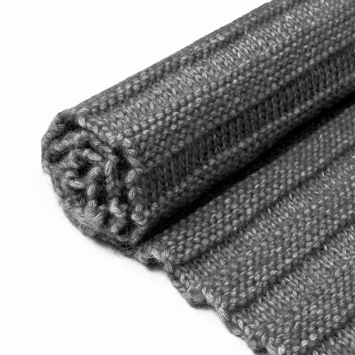 Ripple Jacquard Schal 40x175 - anthracite