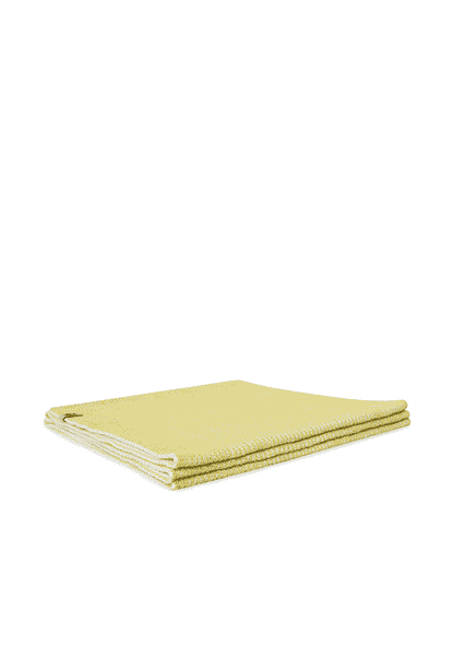 Two Tone Rib  Schal 30x180 - lemon