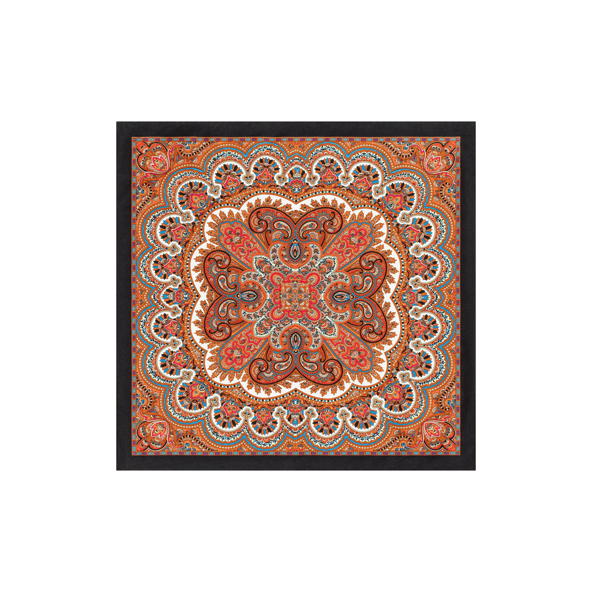 Young Paisley 53 x 53 - multi black