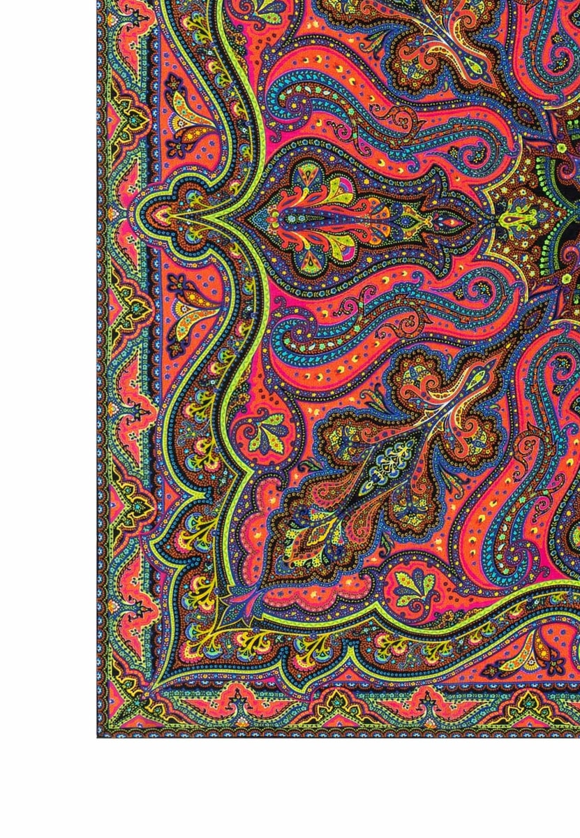 Navona Paisley 140x140 - multi colour