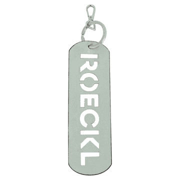 Roeckl metallic keychain - black/green