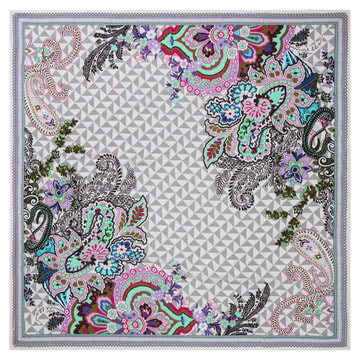 Crafted Paisley 130x130 - black multi
