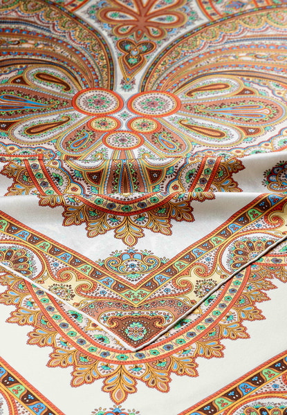 Aesthetic Paisley 140x140 - panna multi