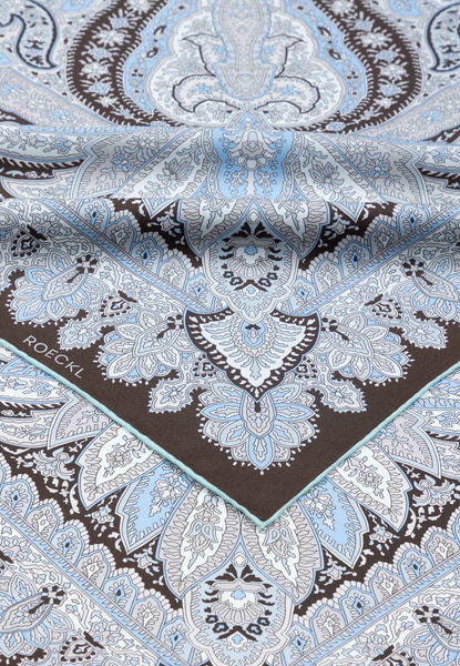Flourishing Paisley 90x90 - multi natural