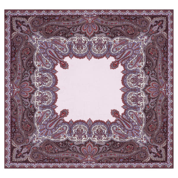 Enchanted Paisley 140x140 - multi magenta