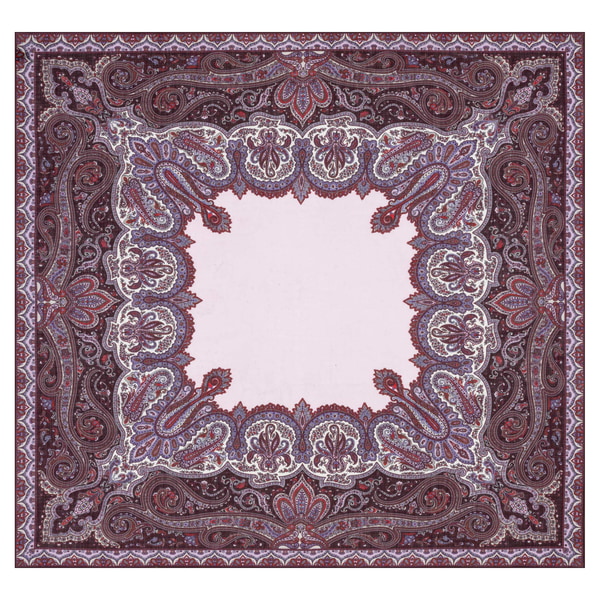 Enchanted Paisley 140x140 - multi magenta