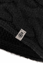Braided Cashmere Stirnband - black