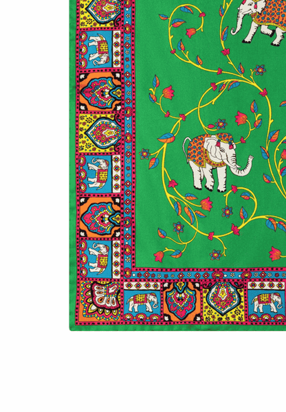 Elephant Garden 53x53 - green