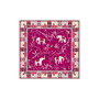 Lucky Elephant 53x53  - multi magenta