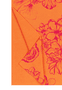 Summer Flower Schal 30 x 180 - tangerine