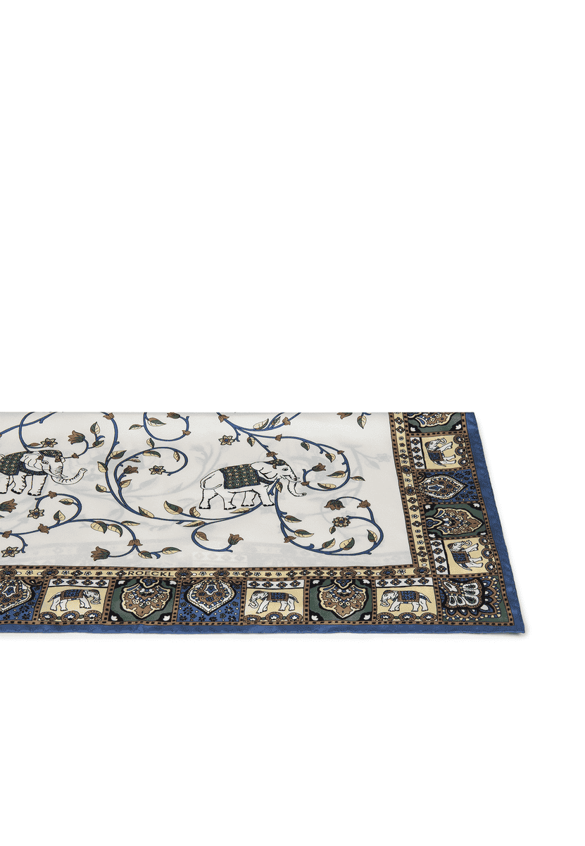 Elephant Garden 53x53 - blue/green