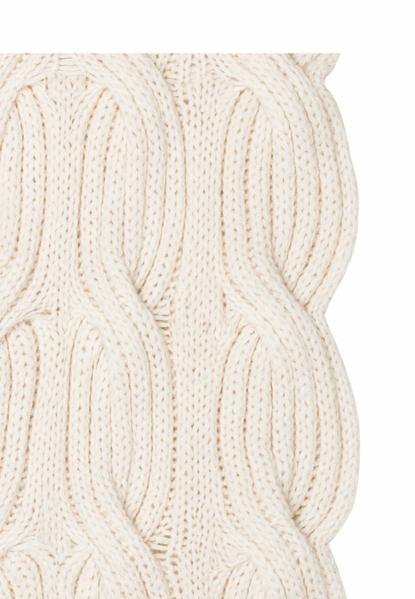 Braided Rip Schal 30x180 - creme