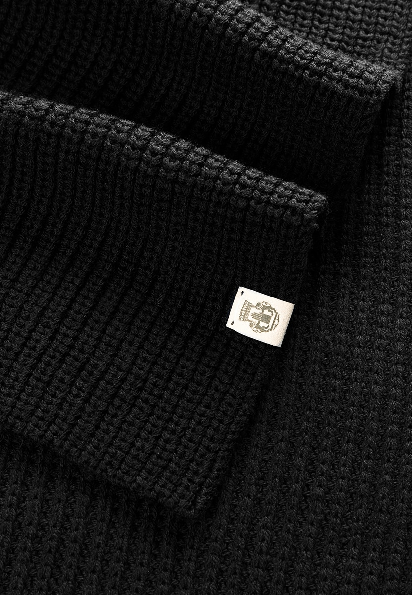 Pure Merino Schal 27x180 - black