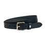 Cowhide Leather Belt - navy