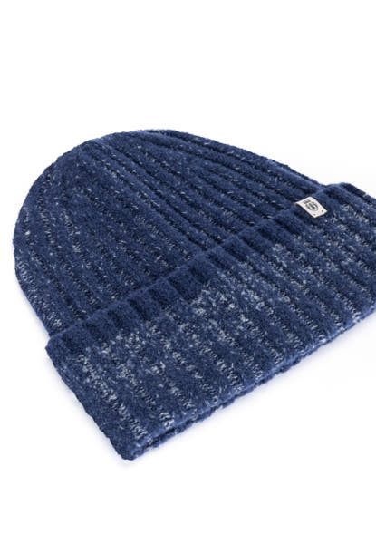 Mouliné Stripes Mütze - multi blue