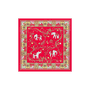 Lucky Elephant 53x53  - red mix