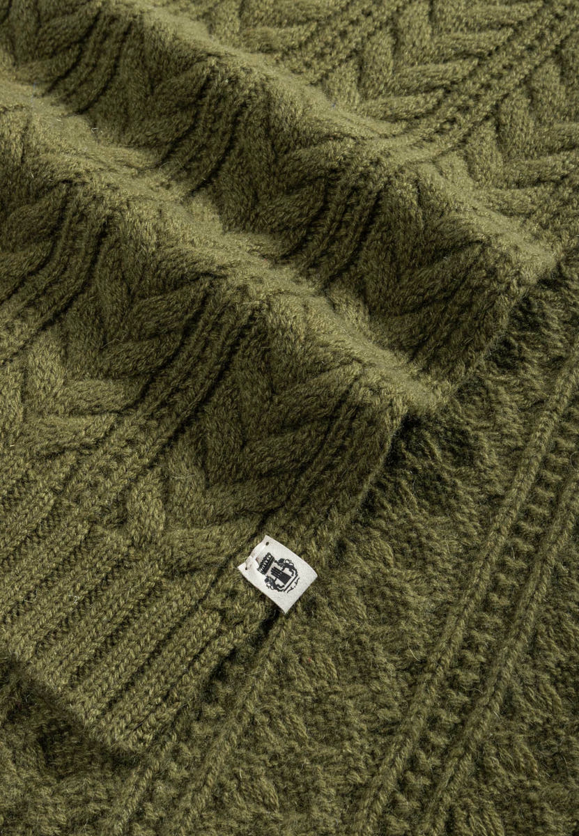 Cashmere Twist Schal 30x180  - forest