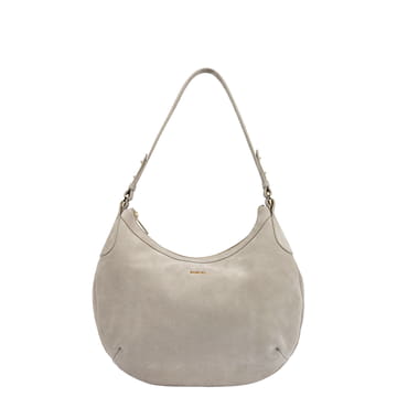 Liberty Schultertasche medium Veloursleder  - earth