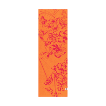 Summer Flower Schal 30 x 180 - tangerine
