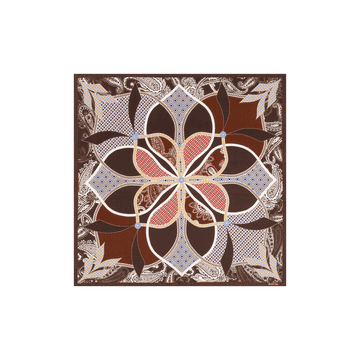 Flower mandala 64x64 - multi coffee
