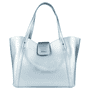 Florence Shopper metallic medium  - silver