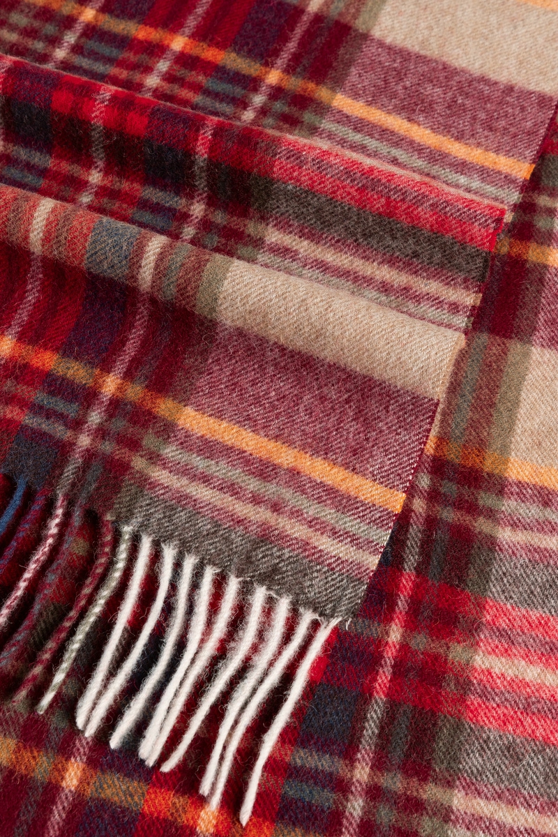 Scottish Tartan Men 30x180 - multi red
