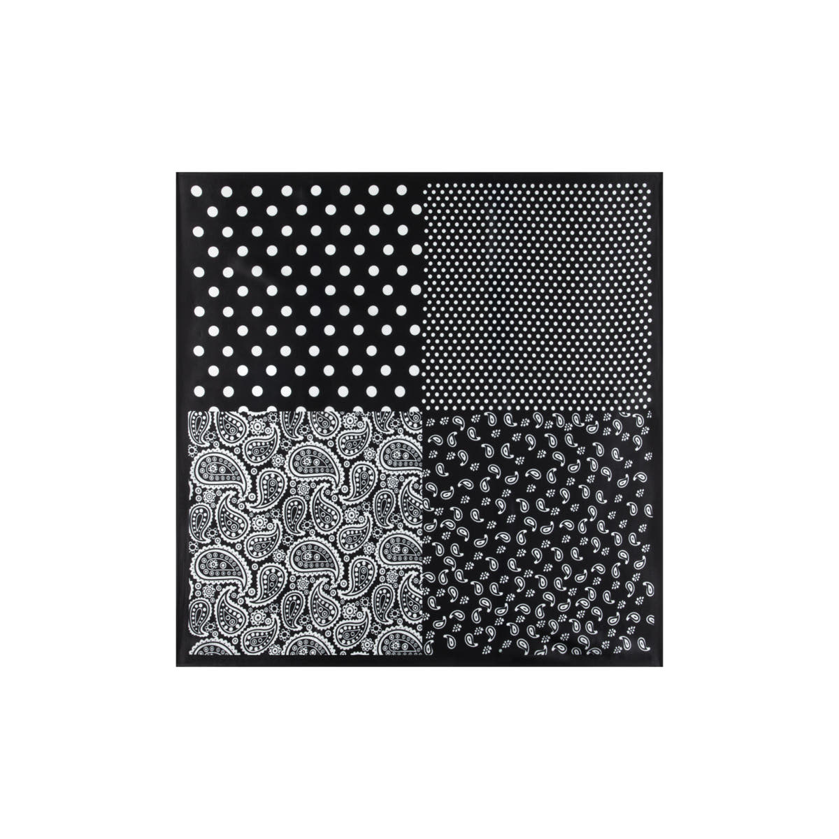 Dorothea 65x65  - multi noir